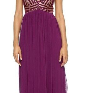 FREE PEOPLE Dahlia Combo Sacred Geometry Maxi Night Out Dress-worn once-Size 4